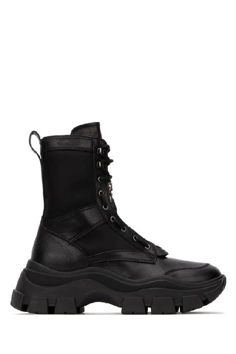 prada boot pouch|prada chunky sole combat boots.